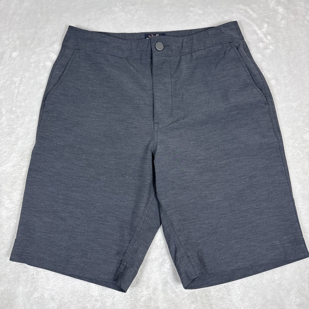 Faherty All Day Shorts Men's Size 29 Dark Gray 9in Inseam Hiking Casual